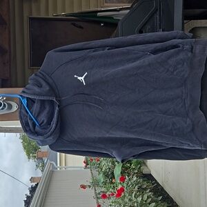 Jordan Black Hoodie with Iconic Logo